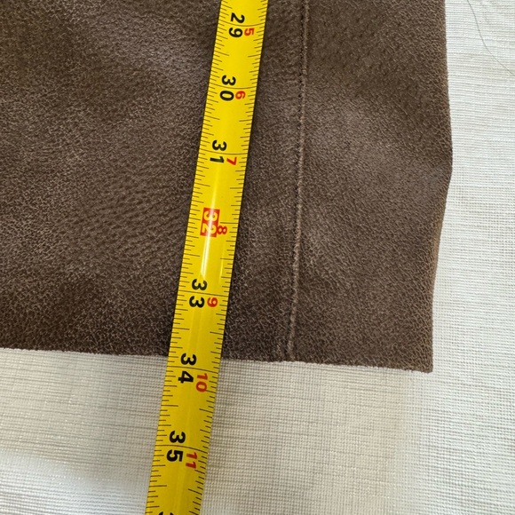 Danier Two-Tone Leather Jacket in Brown with removable liner thinsulate Fit S - Picture 9 of 13